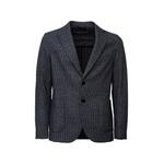 micro-print single-breasted blazer 1