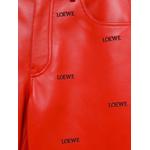 logo-print leather trousers 2
