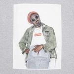 Футболки Supreme André 3000 Tee 'Heather Grey' 3