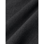 black mélange wool and cashmere trench coat 6