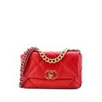 Стеганая сумка через плечо 19 Flap Bag среднего размера 1