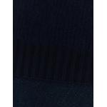 ribbed-knit logo-patch scarf 2