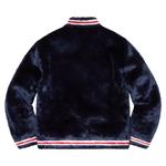 Варсити-куртки Supreme Faux Fur Varsity Jacket 'Navy' 2