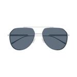 Солнцезащитные очки Bottega Veneta Pilot Shape 'Silver/Blue' 1
