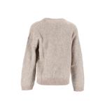 sequin-embellished cable-knit sweater 2