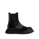 patent leather Chelsea boots 1