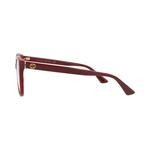 Очки Gucci Round-Frame Acetate Optical Frames 'Burgundy/Transparent' 2