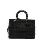 Сумка-сэтчел Large Denim Cannage Lady Dior (1999 год) 1
