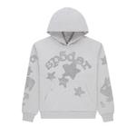 Худи Sp5der Rhinestone Beluga Hoodie 'Heather Grey' 1