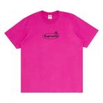 Футболки Supreme Warning Tee 'Magenta' 1