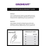 GOLDHEART Blessing Loves Bangle, розовое золото 3
