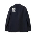 Блейзер Undercover Wool One Button Jacket 'Темно-синий' 2
