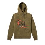 Худи Cactus Jack от Travis Scott x Air Jordan Washed Suede Hoodie 'Medium Olive' 1