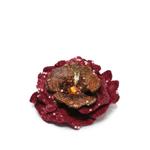 Radiant Flora sequin-embellished brooch 2