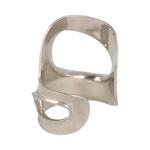 Браслеты Ferragamo Small Sculptural Cutout Cuff 'Серебряный' 2