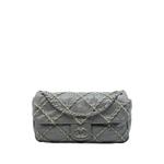 2009-2010 Medium Quilted Crinkled Calfskin Ultra Stitch Flap shoulder bag 1