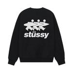Толстовки Stussy Surfwalk Crew 'Black' 2