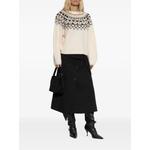 Vaffie sequin-embellished patterned sweater 2