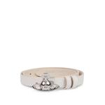 Small Orb croc-effect leather belt 2