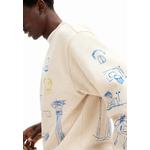 Desigual Мужская толстовка с иллюстративным дизайном. 3