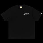 Футболки BAPE Logo Relaxed Fit Tee #2 «Black» 1