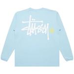 Футболки Stussy Gear Basic Logo Long-Sleeve 'Light Blue' 2
