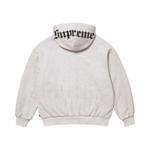 Худи Supreme x Chicago White Sox Zip Up Hooded Sweatshirt «Ash Grey» 2