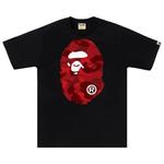 Топы BAPE Color Camo Big Ape Head Tee 'Black/Red' 1
