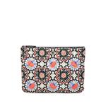 2014-2015 Dubai Paris Medium Quilted Printed Canvas O Case clutch bag 1