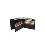 Мужской RFID-блокирующий би-фолд кошелек - черный 6