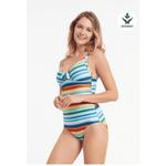 Абрикосовый формованный купальник с завязками спереди Sunset Paradiso 2