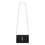Сумки через плечо Saint Laurent Uptown Wallet На цепочке 'Неро' 1