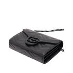 2000-2015 GG Marmont Matelasse Calfskin Monochrome Wallet On Chain crossbody bag 4