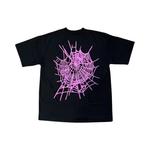 T-Shirts Sp5der Web Tee 'Черный/Розовый' 2