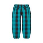 Низ Supreme Belted Trail Pant 'Teal Plaid' 2