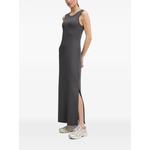 Eleen ribbed side-slit slim-fit maxi dress 2