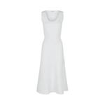 Платья миди Ferragamo Sleeveless A-Line Dress 'White' 1