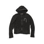 waffle-knit logo-print hoodie 1