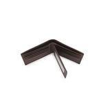 Короткий кошелек из натуральной кожи с RFID - Коричневый 4
