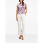 paisley-print short-sleeve blouse 2