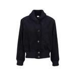 corduroy shawl-collar jacket 1