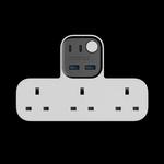 Momax 1-Charge Work Flow USB + 3-портовый T-образный адаптер 1