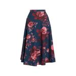 floral-print A-line skirt 1