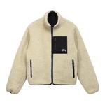Верхняя одежда Stussy 8 Ball Sherpa Jacket 'Natural' 1