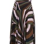 Iride print cotton muslin skirt 3