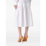 ruffled drawstring midi skirt 2