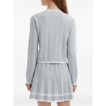 pointelle-knit pleated set 4