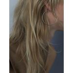 Copenhagen 50 sculpted hoop earring 2