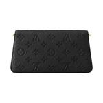 Сумки через плечо Louis Vuitton Wallet On Chain Metis 'Black Monogram Embossed Empreinte Cowhide Leather' 2