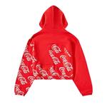 Худи ERL Coca Cola Swirl Hoodie 'Red' 2